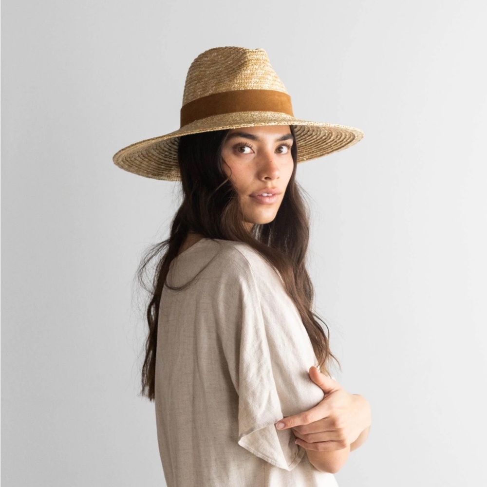 Gigi Pip ISLA STRAW FEDORA - NATURAL